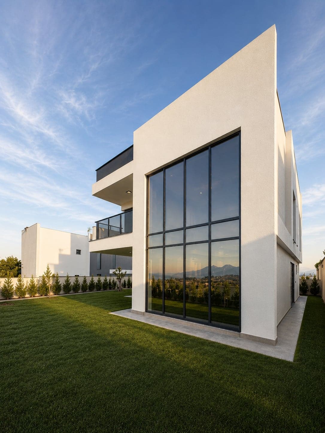 La Oliva Garden · Zeminden tavana cam cepheli modern dış cephe